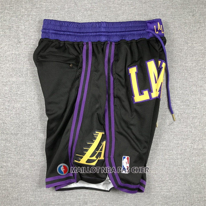 Short Los Angeles Lakers Ville Just Don 2023-24 Noir